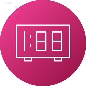 Digital Clock Icon Style vector