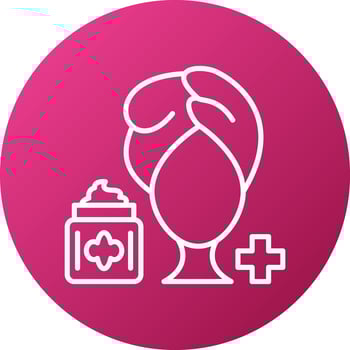 Facial Treatment Icon Style vector