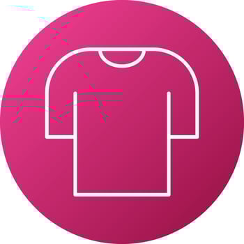 T Shirt Icon Style vector