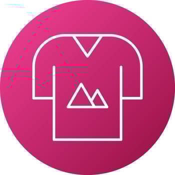 T Shirt Icon Style vector