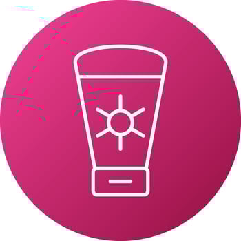 Sunscreen Icon Style vector