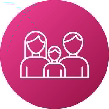 Family Icon Style vector