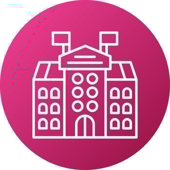 University Icon Style vector