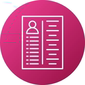 Curriculum Icon Style vector
