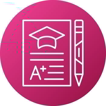 Grade Icon Style vector