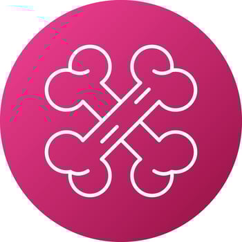 Bones Icon Style vector