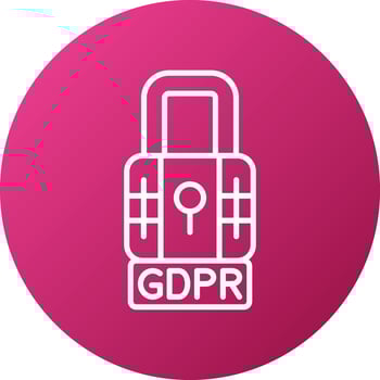 Gdpr Icon Style vector