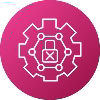 Limited Access Icon Style vector
