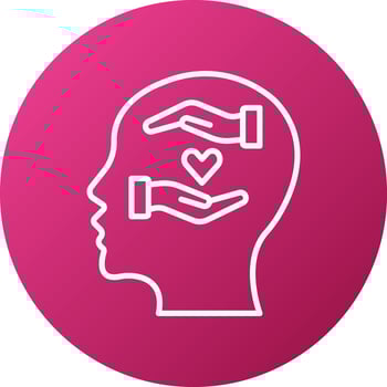 Caregiver Icon Style vector