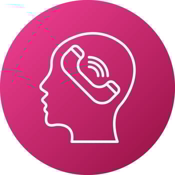 Help Line Icon Style vector