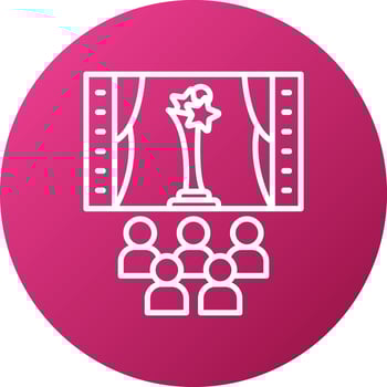Film Festival Icon Style vector