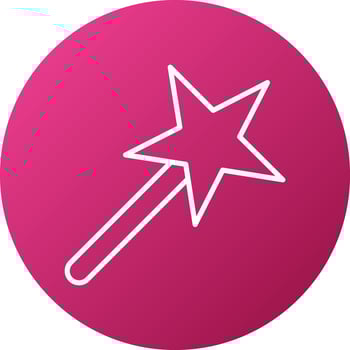 Magic Stick Icon Style vector