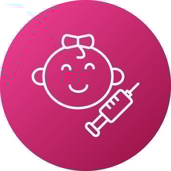 Vaccination Icon Style vector