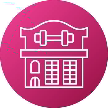 Gym Icon Style vector