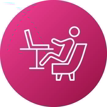Relax Work Icon Style vector