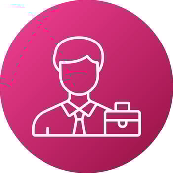 Business Man Icon Style vector