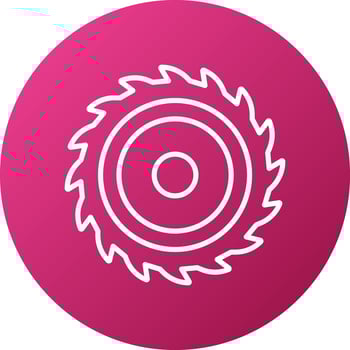 Circular Saw Icon Style vector