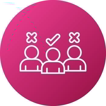 Discrimination Icon Style vector