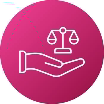 Justice Icon Style vector