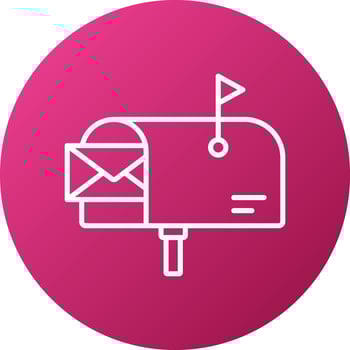 Mailbox Icon Style vector