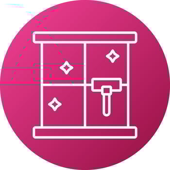 Window Cleaning Icon Style vector