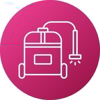 High Pressure Washer Icon Style vector
