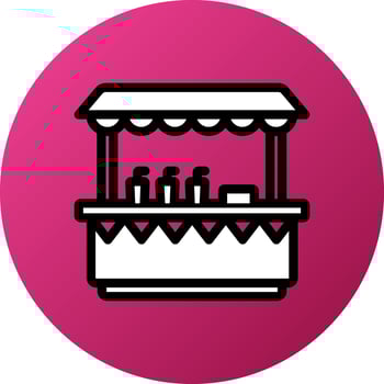 County Fair Icon Style vector