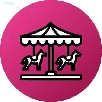 Carousel Icon Style vector