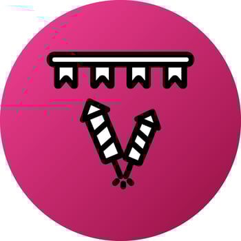 Festival Icon Style vector