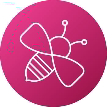 Bee Icon Style vector