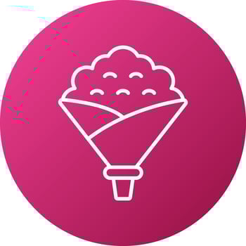 Cauliflower Icon Style vector
