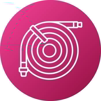 Garden Hose Icon Style vector