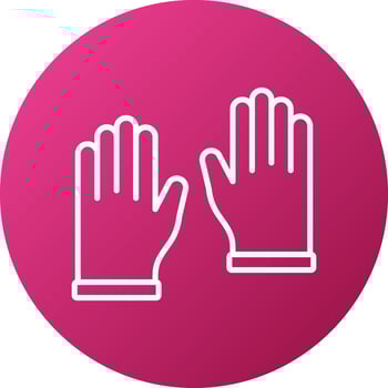 Gloves Icon Style vector