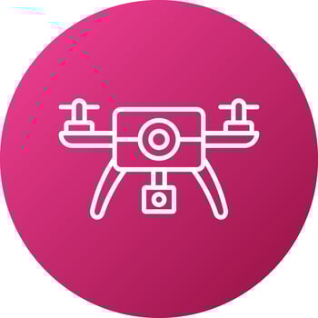 Drone Icon Style vector