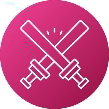 Glow Sticks Icon Style vector