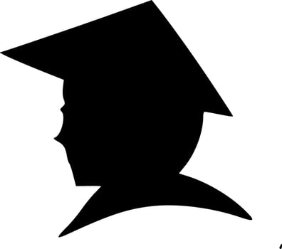 black man icon vector