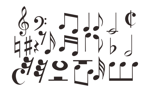 Music Tone Pattern Background png