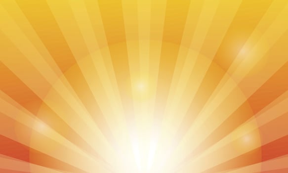 Glowing Rays Light Orange Background vector