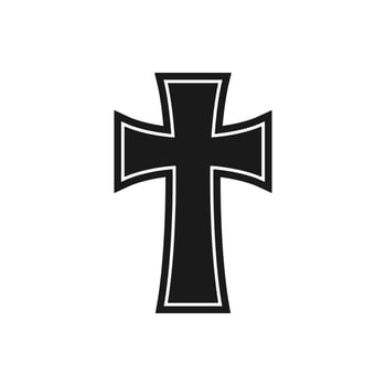 relogion crosses icon vector