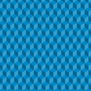 Abstract vector isometric 3D cubes background