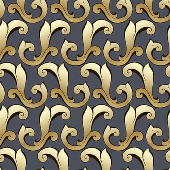 Vector damask vintage baroque scroll ornament swirl. Victorian monogram heraldic shield swirl. Retro floral leaf pattern border foliage antique  acanthus calligraphy engraved tattoo.