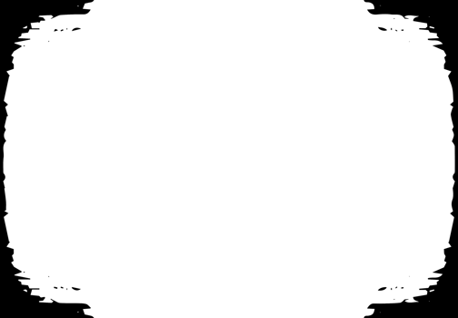 Grunge border texture background. Abstract frame overlay. PNG graphic illustration with transparent background.