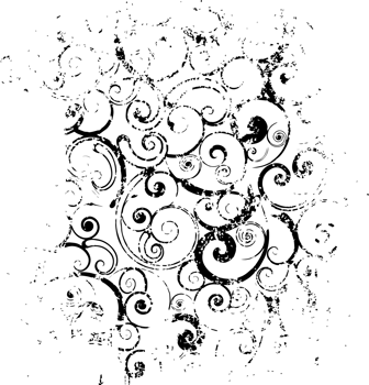 Rustic grunge texture with grain and stains. Abstract noise background. PNG graphic illustration with transparent background.