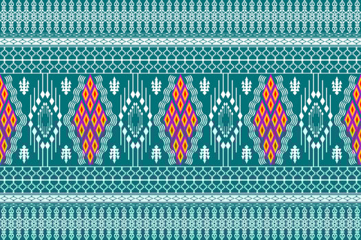 Geometric ethnic oriental traditional art pattern.Figure tribal embroidery style.Design for ethnic background,wallpaper,clothing,wrapping,fabric,element,sarong,vector illustration vector