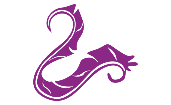 Design Elements - Purple Bird Feather With Transparent Background png