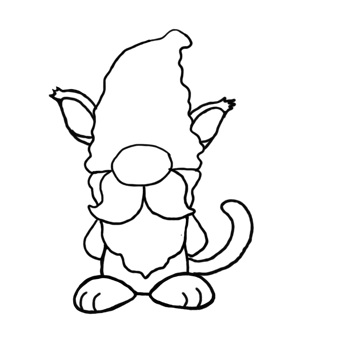Cute Cat Gnomes png