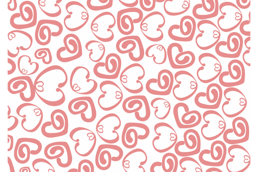 Pink Love Pattern Background Design png