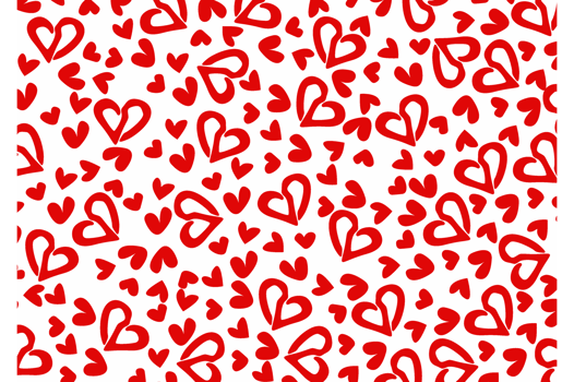 Red Love Pattern Background Design png