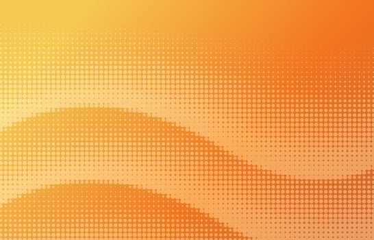 Wave Halftone Effect Background vector
