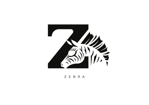 ZEBRA Z MONOGRAM, VECTOR LOGO